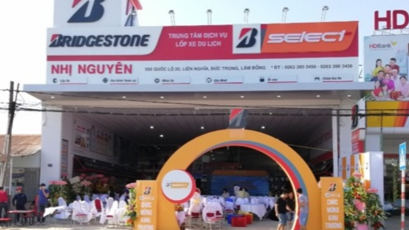 Lâm Đồng: Đại lý Bridgestone B-Select Nhị Nguyên 